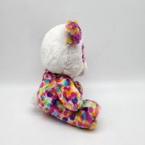 Build a Bear Small Fry Confetti Panda Bear Plush 8" Light Blue Nose Speckled Fur - Picture 4 of 9